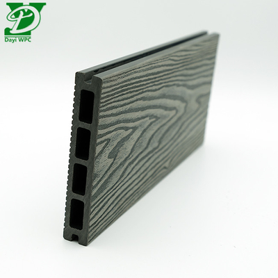 3D 엠보스 WPC 홀드 데킹 외관 바닥