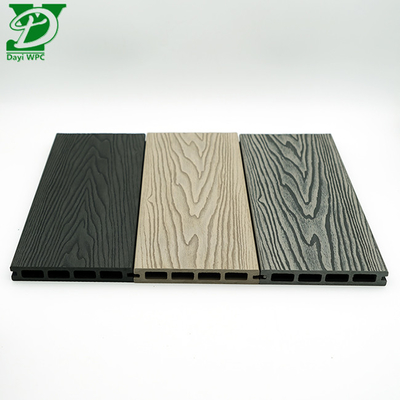 3D 깊은 웅진 홀 WPC 데킹 외관 140mx23mmx2900mm 크기